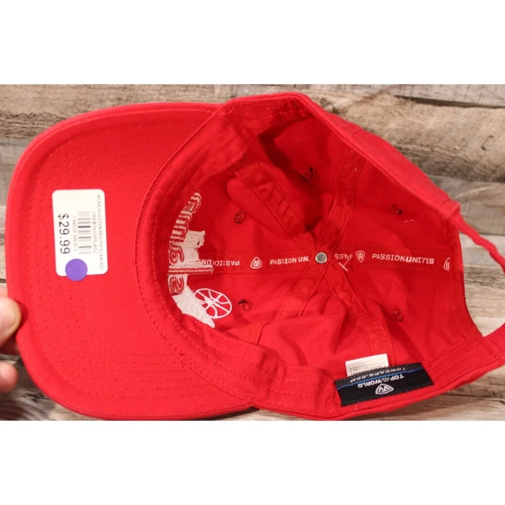 Houston Cougars Phi Slama Jama Top-Of-The-World OSFM Strapback Hat Cap NEW
